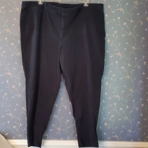 Lane Bryant 2 PAIRS! Chino Pants Black sz 28